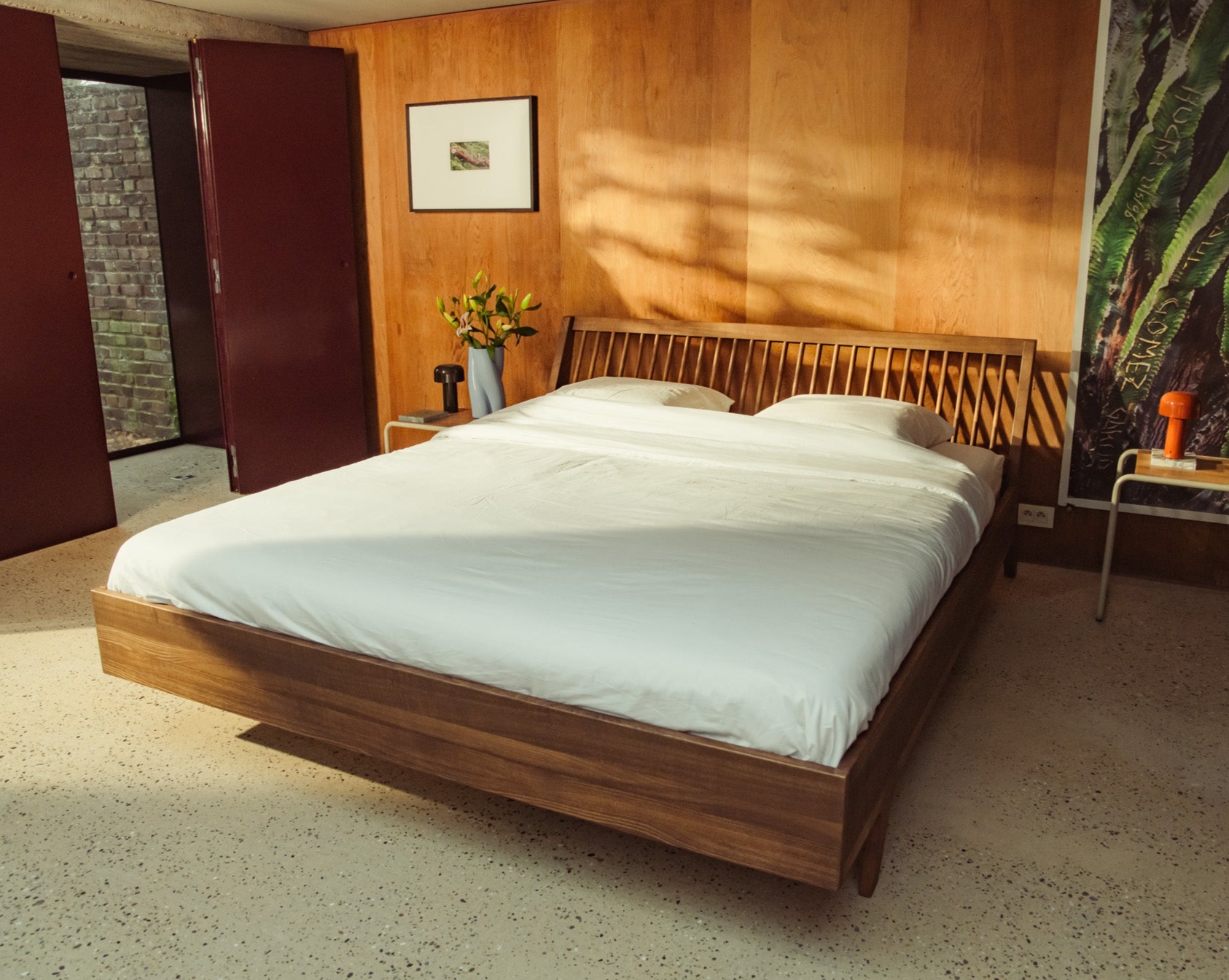 bedkader van tuur