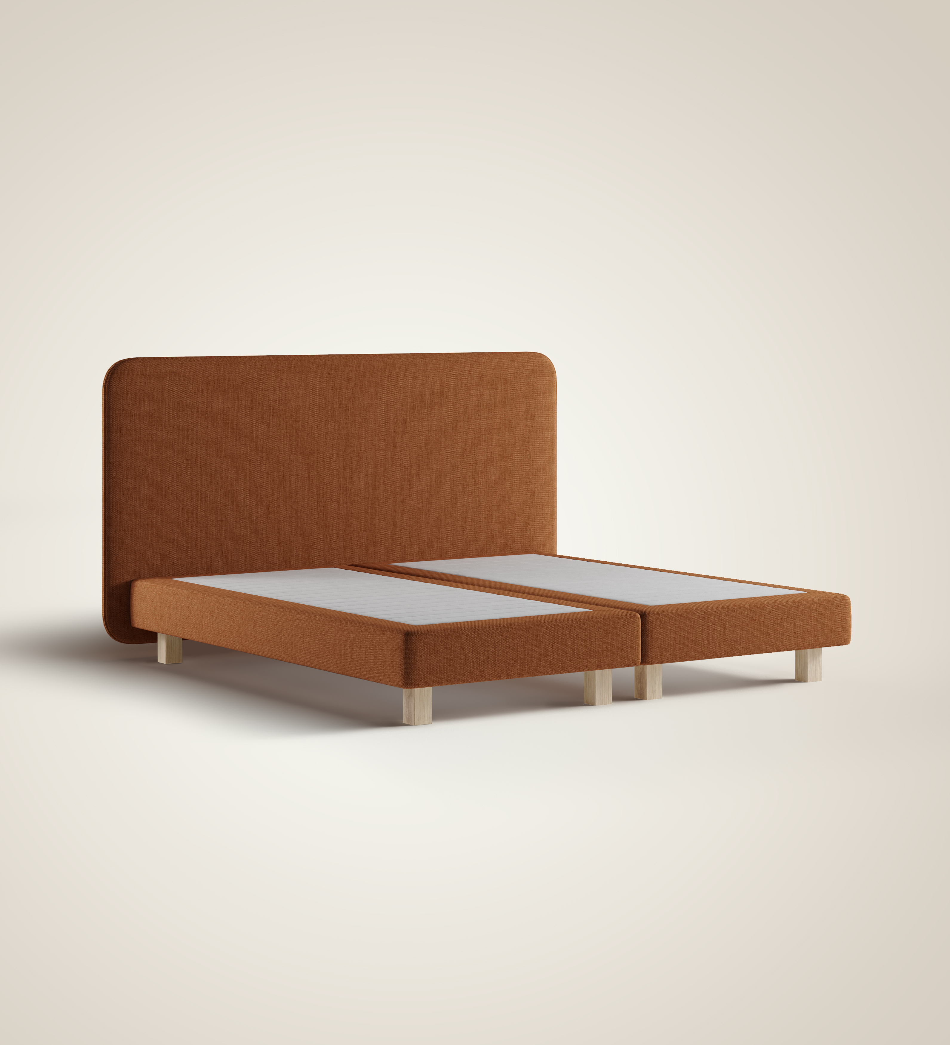 Tuur® Boxspring in Terracotta zonder led lampen