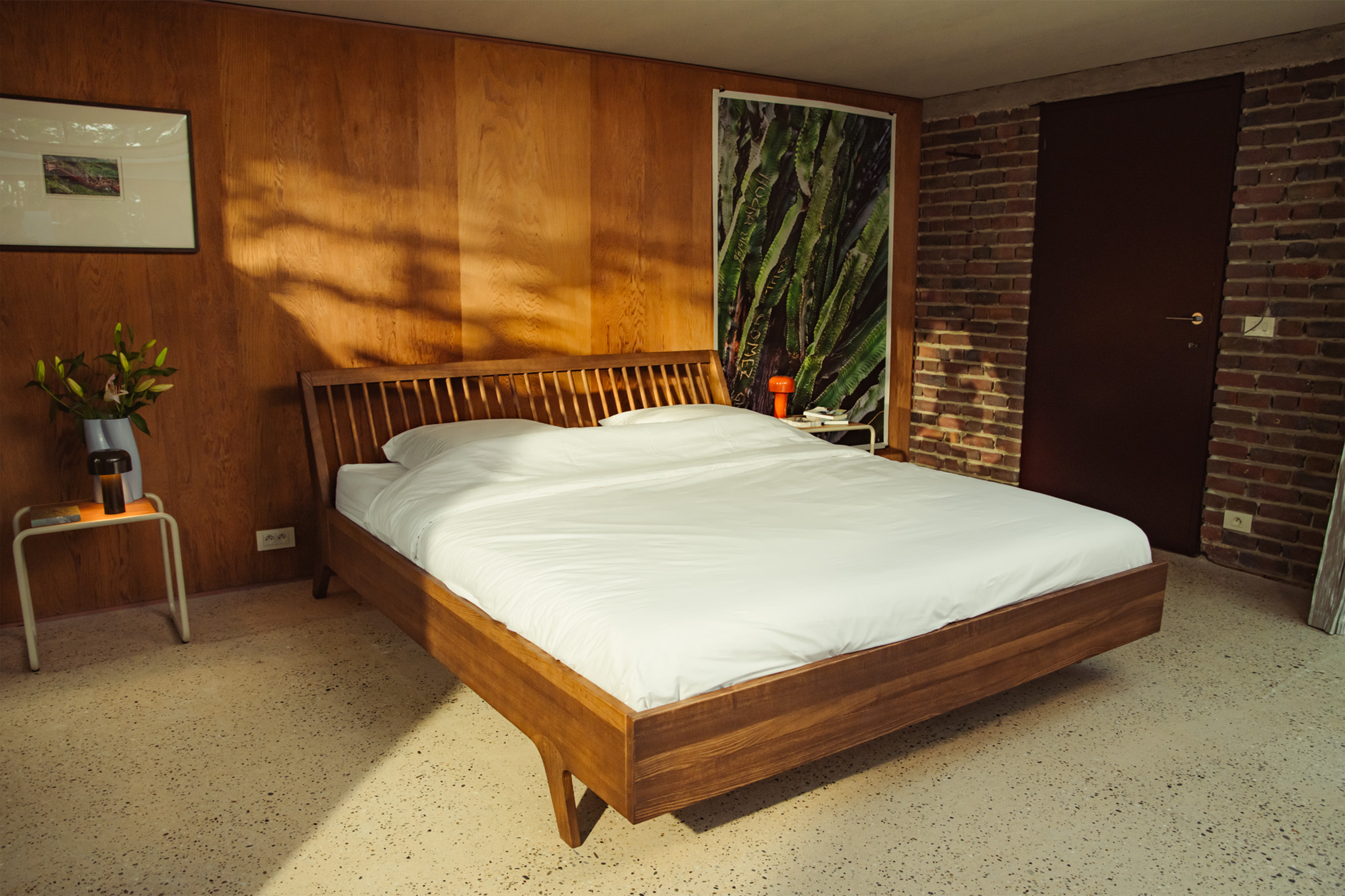 Het Tuur® Bedframe opgemaakt in Tuur® Textiel