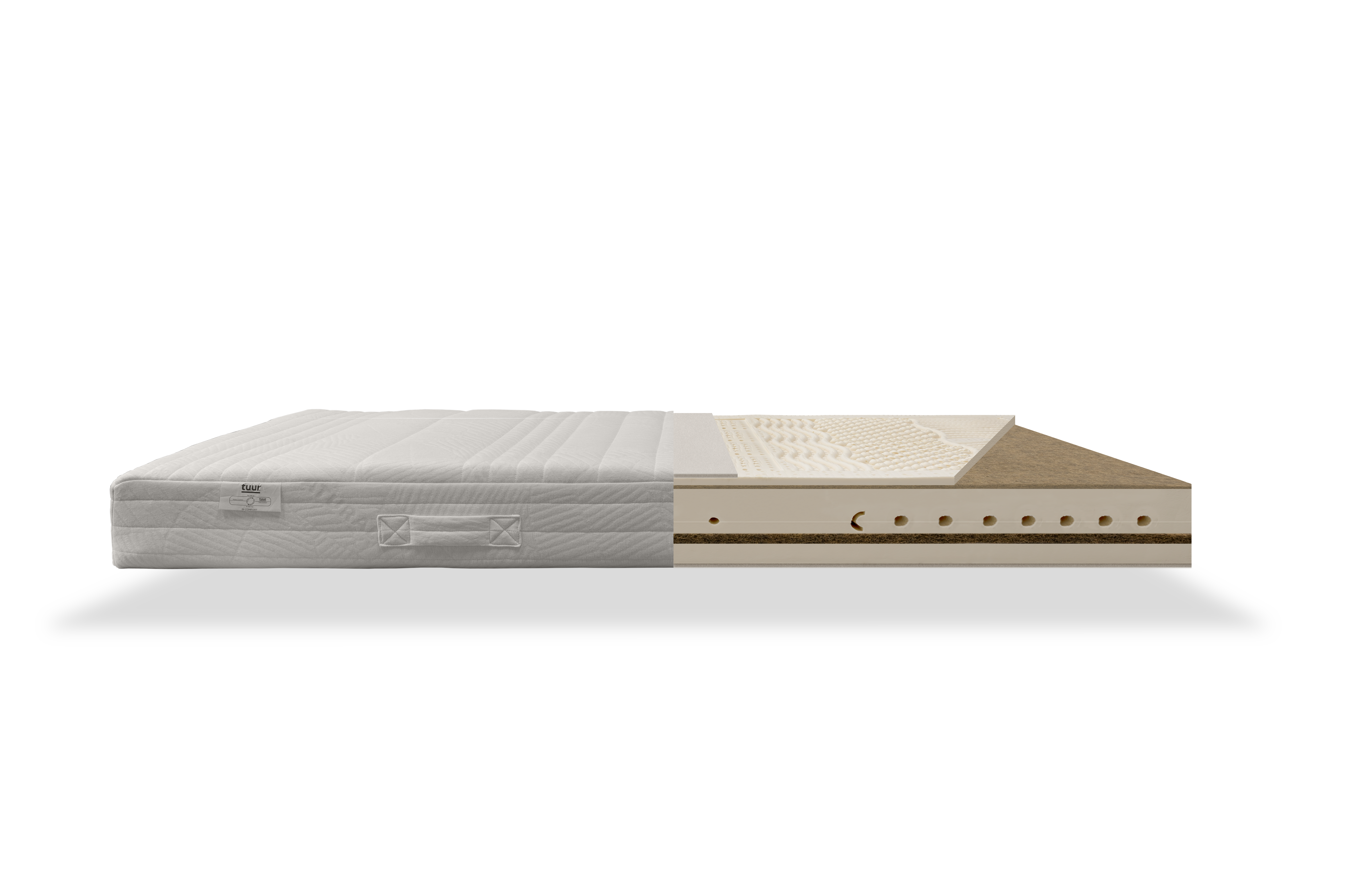 Doorsnede van het Tuur® Original Plus Matras